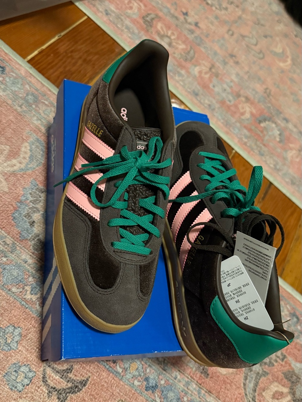 Adidas Brown Velvet Gazelle Sneaker